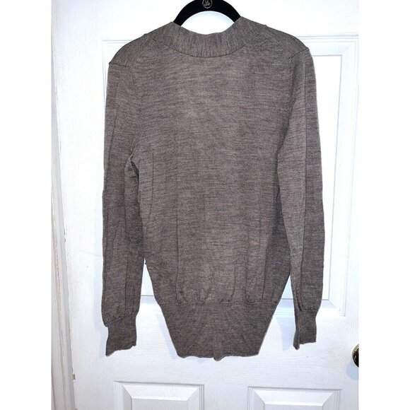 GAP Womens V-Neck Button Front Lightweight Ultrasoft Wool Cardigan Sweater Sz M - Picture 8 of 10